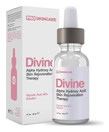 Divine Derriere Ácido Glicólico 40% Peeling Profesional Tipo De Piel Todo Tipo De Piel