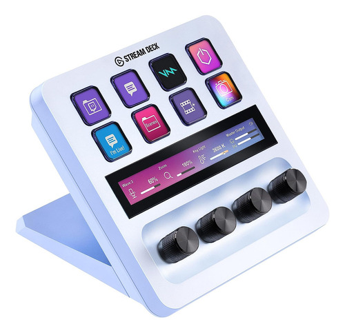 Elgato Stream Deck Blanco 8 Botones Lcd 4 Diales Usb