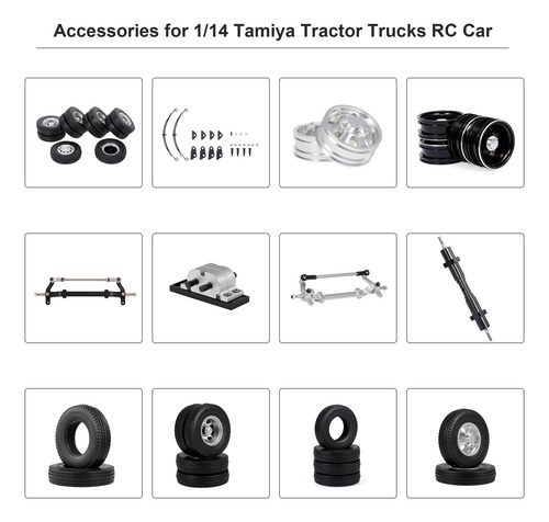 Accesorios Para Coches Rc, 4 Unidades, Neumáticos De Goma De