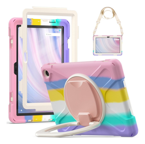 Funda Híbrida De Silicona Para Pc Para Amazon Kindle Fire Hd