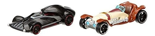 Hot Wheels Personaje De Star Wars Coche 2-p