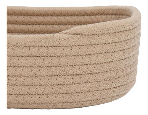 Cesta Organizadora Weaving Rope Para Aperitivos Tejidos En C