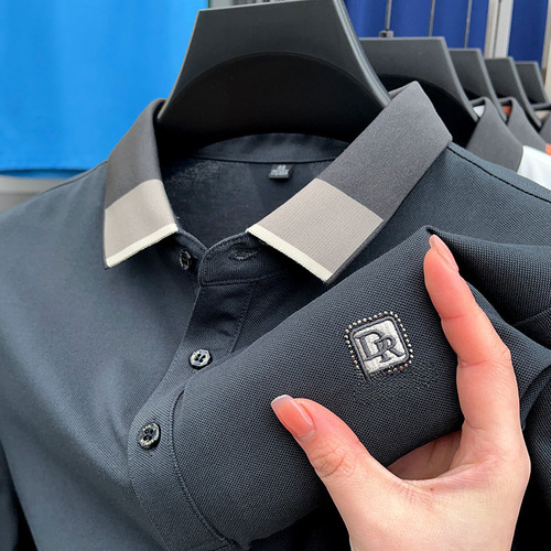 Polo Para Hombre De Verano, Transpirable Y Ligero