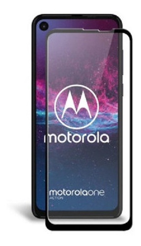 Vidrio Templado King Case® 6d Exclusivo Motorola One Action