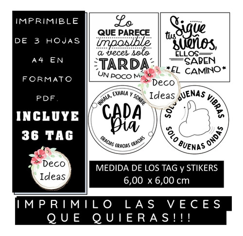 Imagen 5 de 5 de Kit Imprimible Frases Motivadoras Para Emprendedores 003