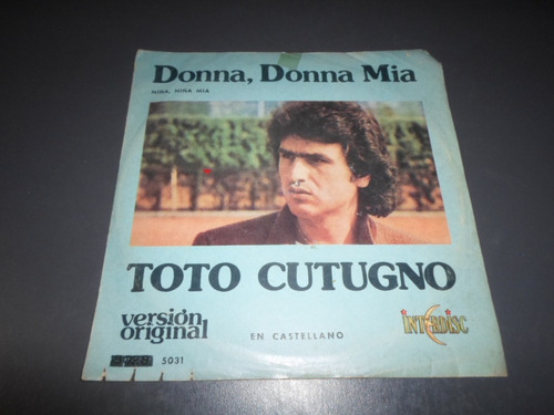 Toto Cutugno - Donna Donna Mia * Simple Vinilo