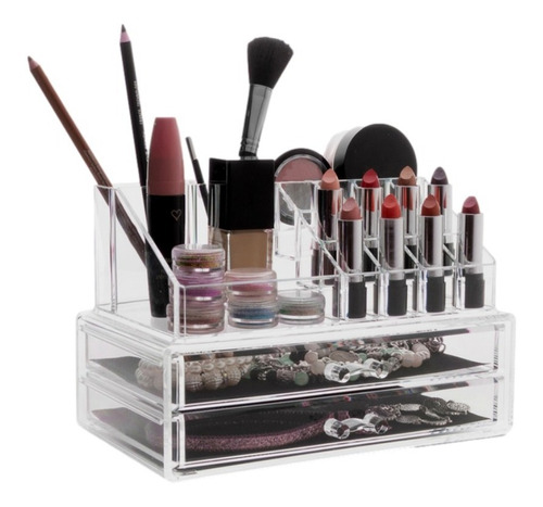 Organizador Cosméticos Maquillaje Make Up Con Cajon Big