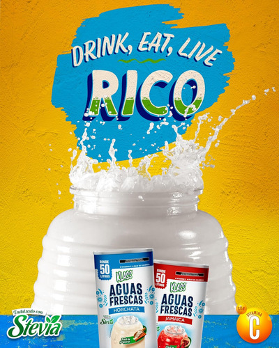 Horchata En Polvo 560g Para Preparar 50 Litros Klass