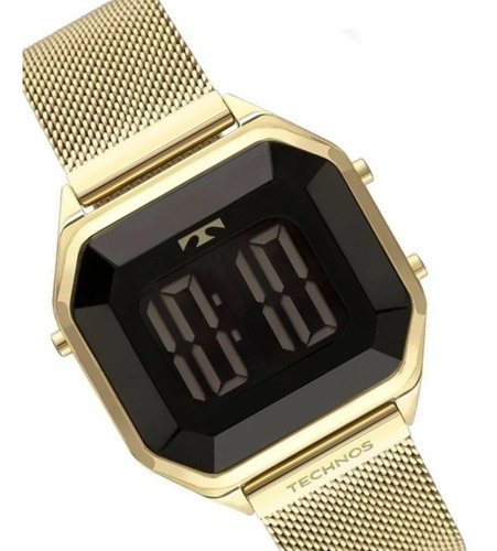 Relógio Technos Digital Feminino Dourado Bj3851aj/4p