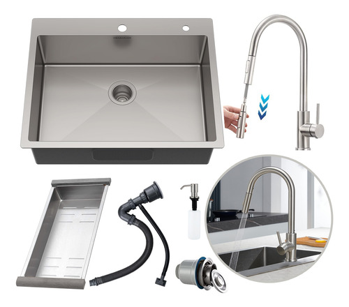Kit Cuba Gourmet Com Completa Acessórios 60x45 E Torneira