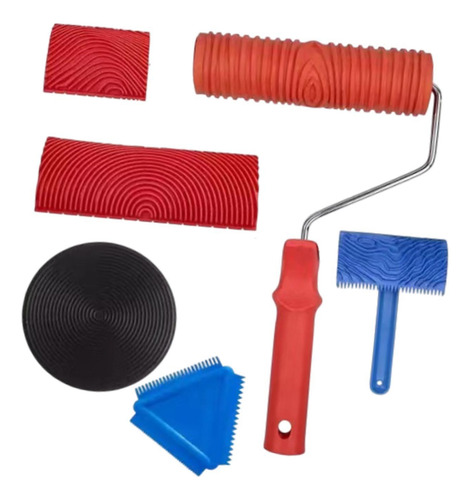 Conjunto De Herramientas De Grano De Madera De 6x Estilo A