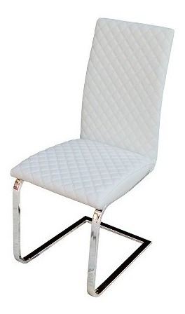 Imagen 2 de 6 de Silla Tc2327 - Blanco Këssa Muebles
