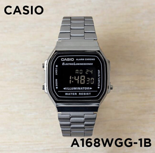 Reloj Casio A168wgg Negro Unisex
