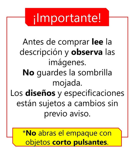 Imagen 2 de 9 de Sombrilla Paraguas Ejecutivo Grande