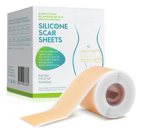 Cinta De Silicona Para Cicatrices,3 M Parches Silicona
