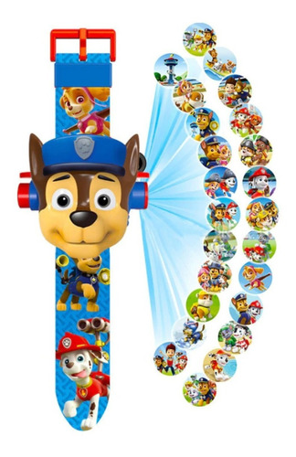 Reloj Infantil Paw Patrol Digital Y Poyector Imágenes