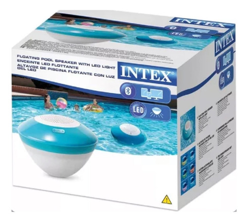 Bocina Flotante Intex Bluetooth Para Alberca Piscinas