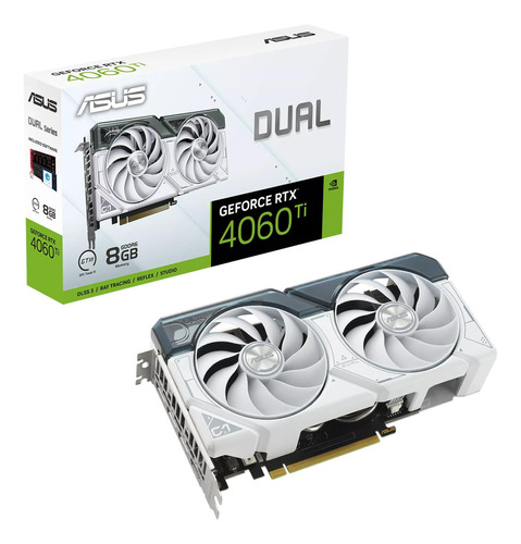 Tarjeta De Video Asus Rtx 4060 Ti White Edition 8gb Gddr6