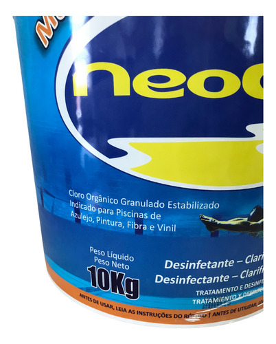 Cloro Orgânico Multiação Proteção Prolongada Eficiente 10kg