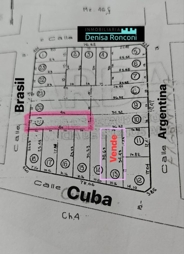 Lote En Paraje Pavon A Metros De Avenida Libertador