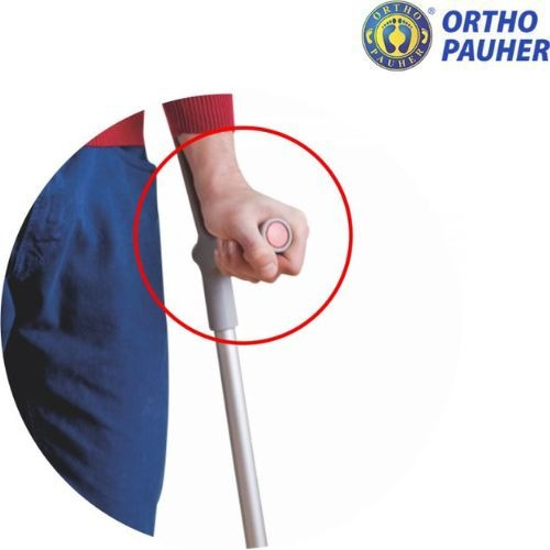Protetor De Bengala Para Apoio De Mão Modelo Aberto Ortho Cor Preto