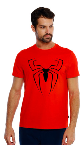 Playera Araña Spiderman  Hombre Diseño 105 Beloma