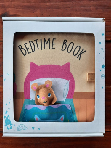 * Libro Sensorial - Bedtime Book * Tela Ingles  