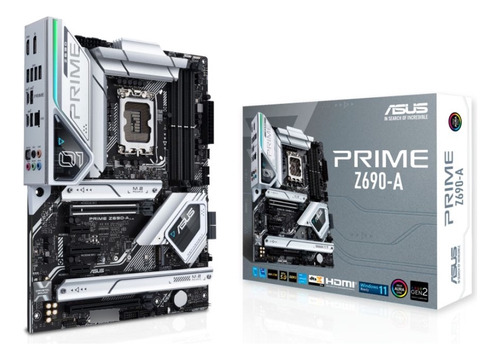 Motherboard Asus Prime Z690-a 1700 12°gen 2 Color Negro