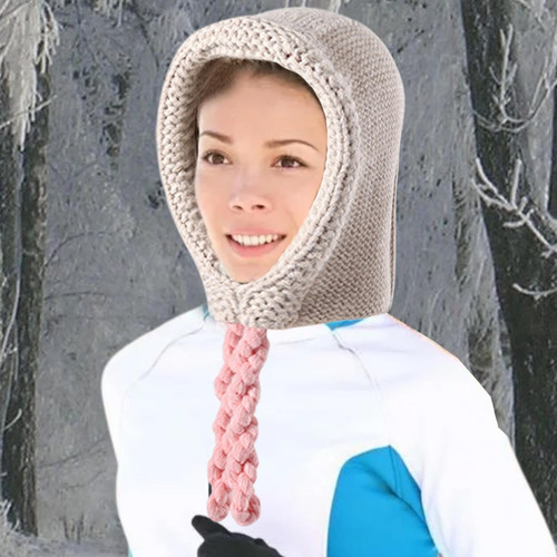 Genérico Gorro De Lana Cálido Mujer,sombrero De Invierno