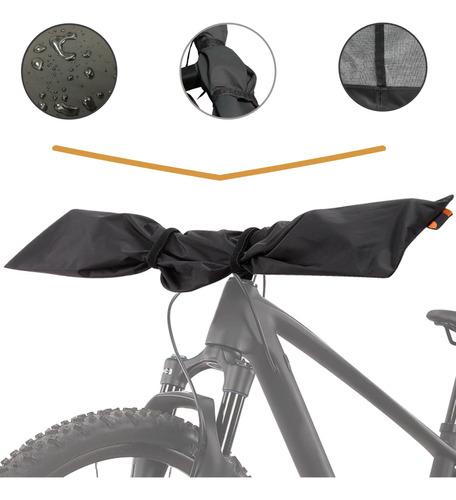 Funda Cubre Manubrio Bicicleta Lona Gruesa 100% Impermeable