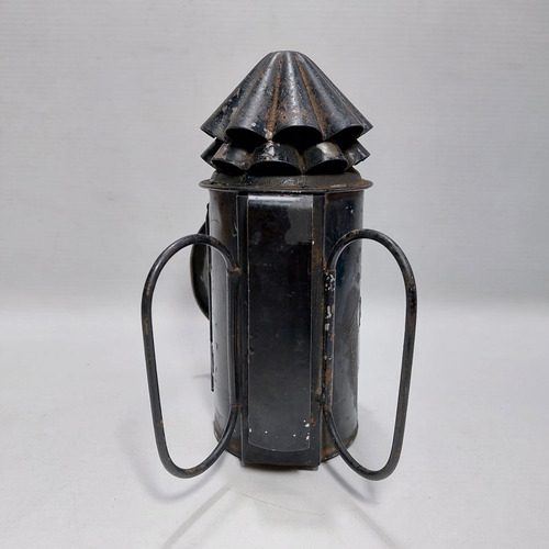 Antiguo Farol Lampara Aceite Policia Agente Ffcc Mag 65423 (Usado)