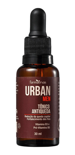 Tônico Capilar Antiqueda Urban Men - Farmaervas