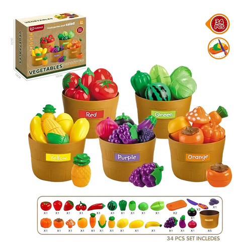 Conjunto De Clasificación De Colores Del Mercado Agrícolaab