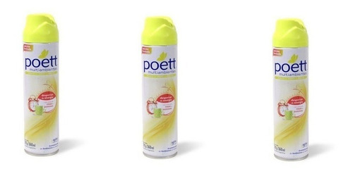 Desodorante Amb Despertar Energía Poett Pack X3u.(cod. 6293)