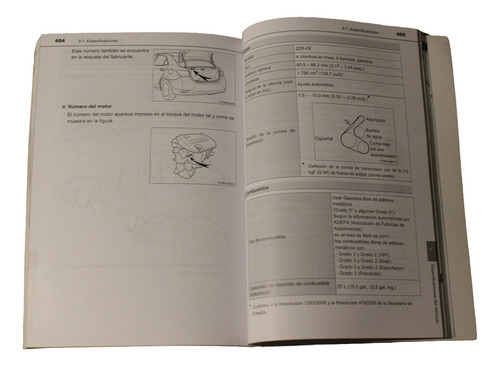 Toyota Corolla 2016 Manual Del Propietario (Usado)