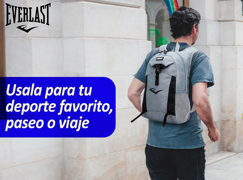 Imagen 8 de 10 de Mochila Everlast Running Liviana Trekking Deporte Diseño New
