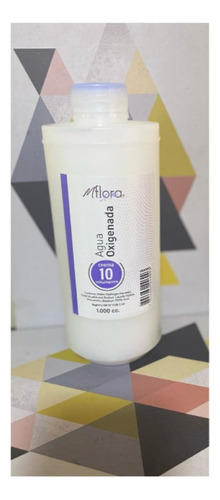 Agua Oxigenada 1 Litro Volumen 10 (crema) Flora