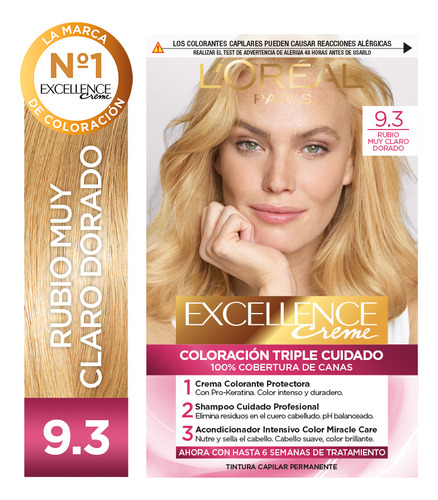 Kit De Coloración Excellence Creme L'oréal Paris