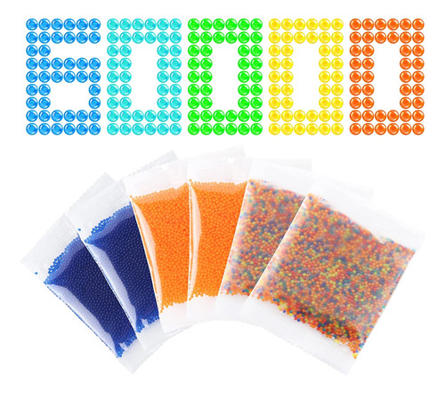 Balas De Hidrogel Para Juguete Y Decoración 7-8mm / Pack