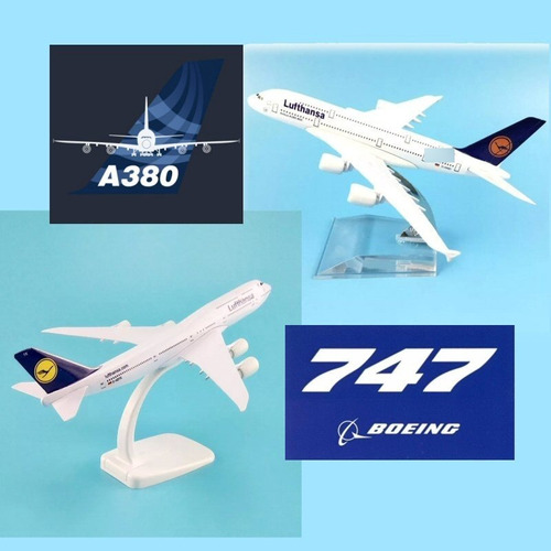 Pack Boeing 747 + Airbus A380 1:500, Envíos Gratis!