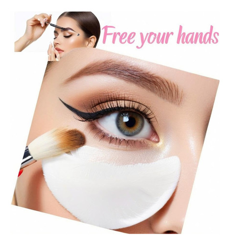 100 Protectores De Sombra De Ojos Desechables Para Aplicació