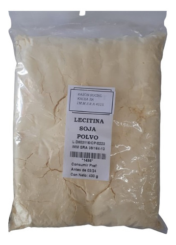 Lecitina De Soja En Polvo. 430 G