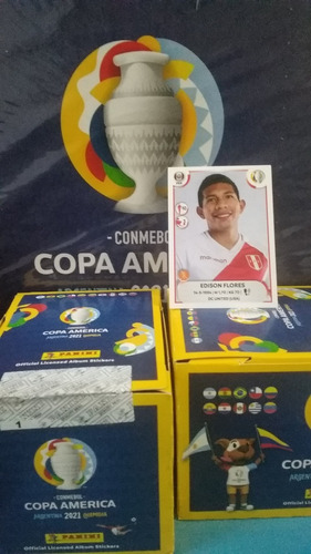 Dos Paquetones De Copa América 21 Panini Con Álbum Tapa Dura