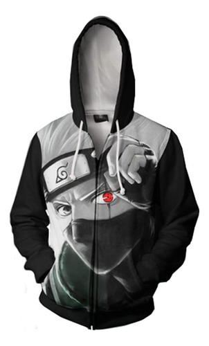 Kakashi Hatake Sudadera Con Capucha Naruto Cosplay Halloween