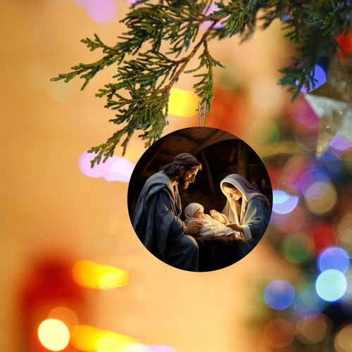 2 Belén De Jesús, Colgante Para Árbol De Navidad Estilo B