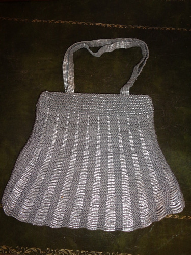 Antigua Cartera Hindú Bordada Con Canutillos