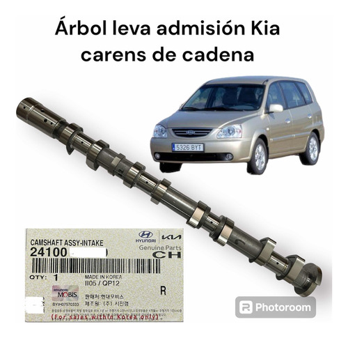 Árbol Leva Admisión Kia Carens De Cadena