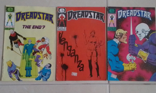  Epic Cómics Lote De 3  Dreadstar N° 14, 15 Y 17 / C/u 195