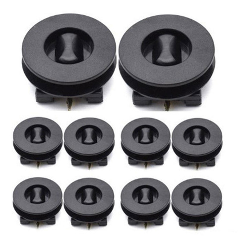 4x Car Mat Carpet Clips Floor Mount Carpet Mat Clip Para