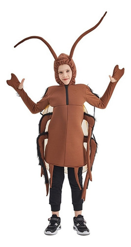 2024 Divertido Disfraz De Cucaracha De Halloween For Niños